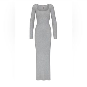 NEW SKIMS SOFT LOUNGE LONG SLEEVE DRESS Size Medium